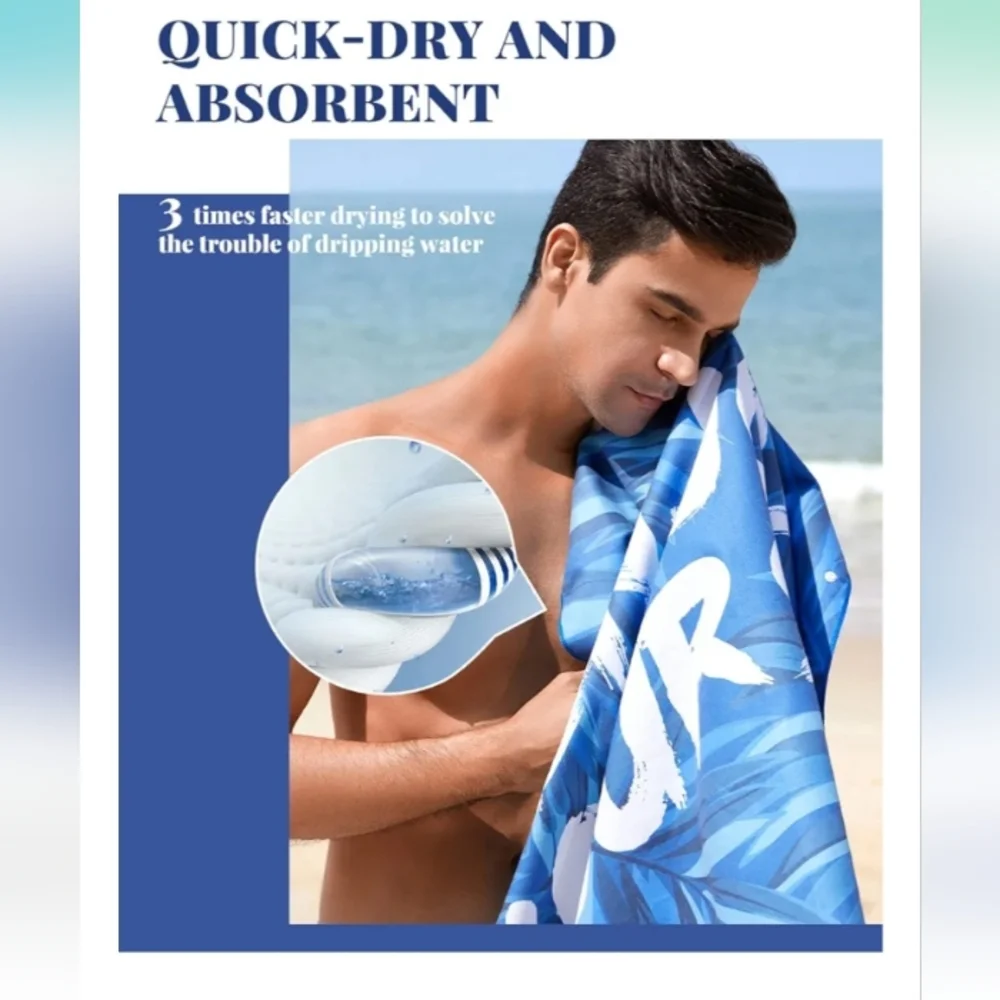 SET (2) BEACH TOWELS 🏖️